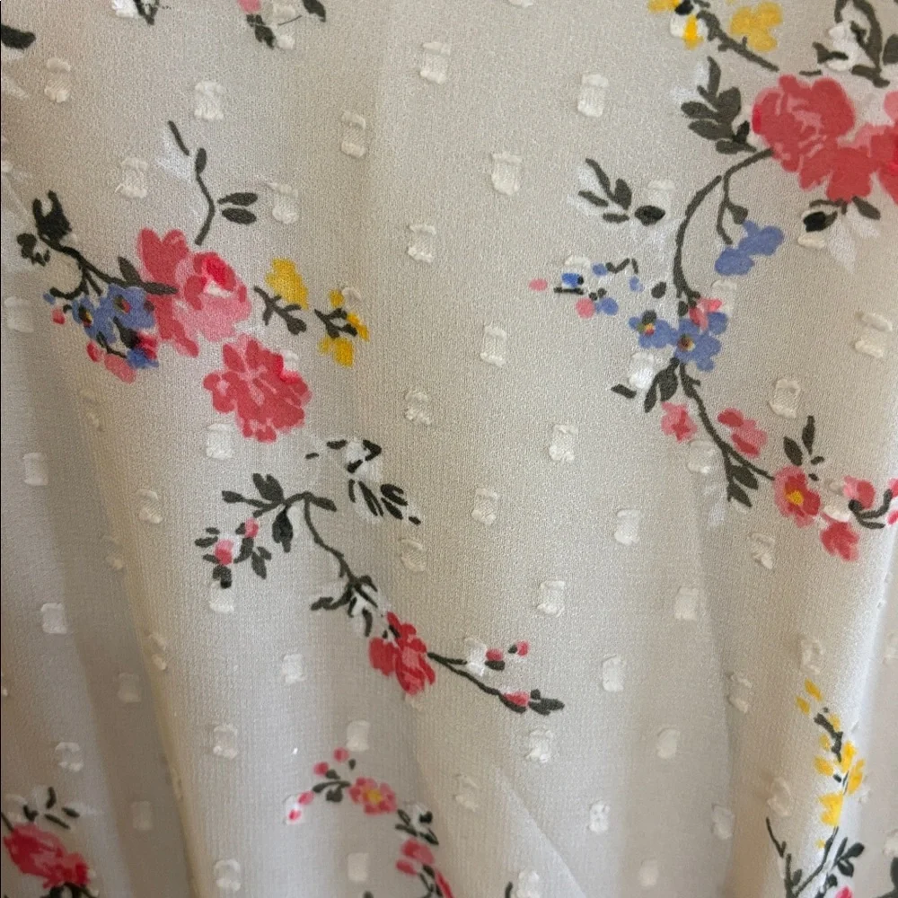 LOFT | Floral dress, size L - EUC - Picture 4 of 7